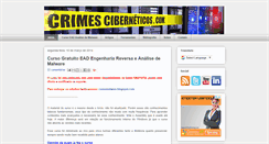 Desktop Screenshot of crimesciberneticos.com